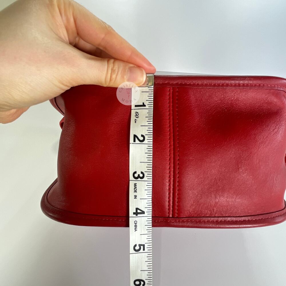 Vintage Coach Janice Legacy Bag 9950 Red 2006 - Picture 11 of 15